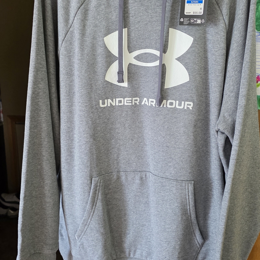 Under Armour Men's Heather Gray Sweater